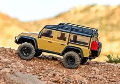 Traxxas 97054-1TANTRX-4M Land Rover Defender 4x4 Crawler 1:18 Tan 100% RTR