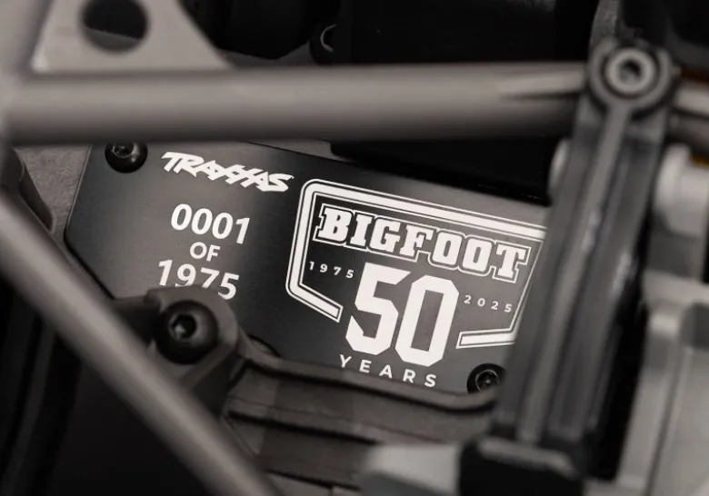 Traxxas 77136-4-50THX-Monster BIGFOOT 8S VXL 1:7 Monster-Truck RTR 50TH LIMITED-Edition- begrenzte Stückzahl