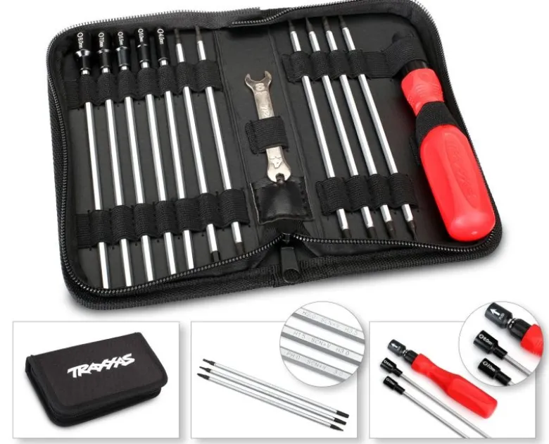 Traxxas 3415Werkzeug Set (Steckschlüssel, Innensechskant) in Tasche
