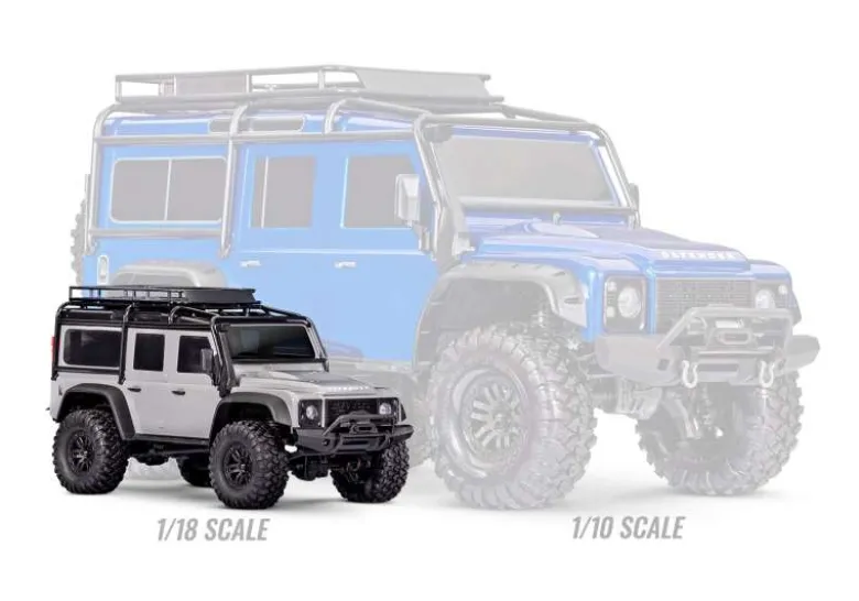Traxxas 97074-1WHTTRX-4M Ford Bronco 4x4 Crawler 1:18 weiß - 100% RTR