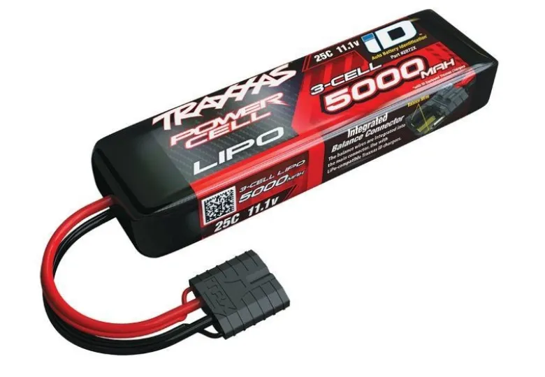 Traxxas 2872X5000mAh 11,1V 3-Zellen 25C TRAXXAS LIPO mit iD-Stecker Slash 2WD+4X4 VXL/E-Revo/Spartan/ME41/TRX-4