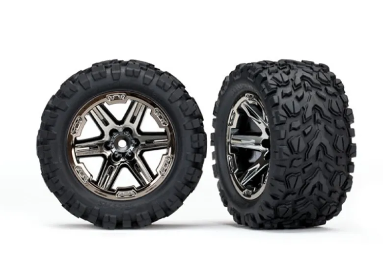 Traxxas 6773XTalon Kompletträder für Rustler 4WD und 2WD