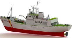 Türkmodel 24553FPV Westra Fischerei Patrouillenboot 1:50 Holzbausatz