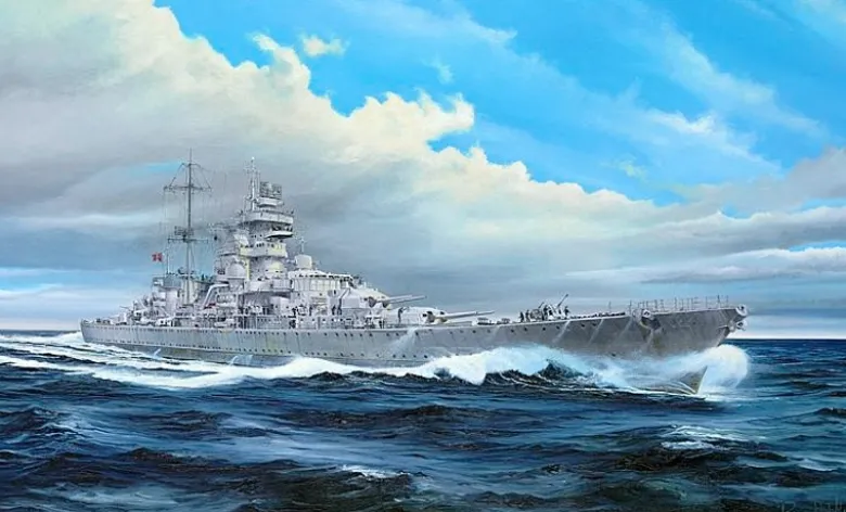 Trumpeter 05313DKM Prinz Eugen 1945 1:350 Plastikbausatz