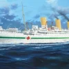 Trumpeter 03721HMHS Britannic britischer Luxusliner WW1 Bausatz 1:200