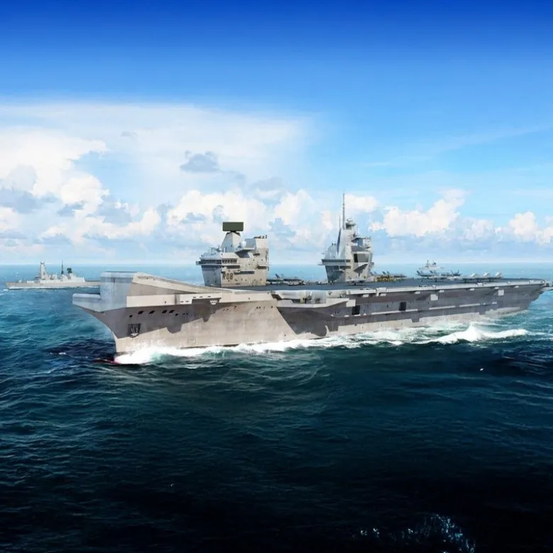 Trumpeter 06751Queen Elizabeth Aircraft Carrier Bausatz in 1:700