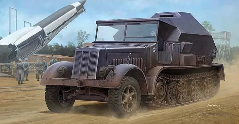 Trumpeter 09537Sd.Kfz. 7/3, Halbkettenfahrzeug 1:35 Plastik Modellbausatz