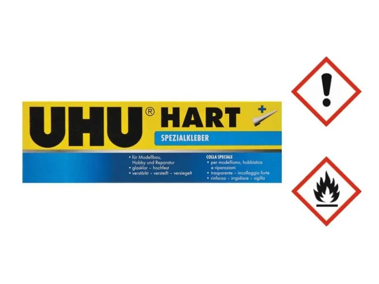 UHU 45510UHU hart Spezialkleber Tube mit Dosierspitze 35g