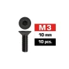 Ultimate Racing UR161310Innensechskant-Senkkopfschraube M3 x 10mm - 10 Stück