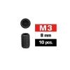 Ultimate Racing UR164308Madenschrauben - M3 x 8mm (10 Stk.)