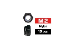 Ultimate Racing UR165200Muttern - M2 Nylon selbstsichernd - 10 Stück