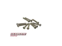 Ultimate Racing UR162412Rundkopf - Hex (Allen) - M4 x 12mm