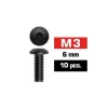 Ultimate Racing UR162306Schrauben - Rundkopf - Hex (Allen) - M3 x 6mm (10 Stk.)