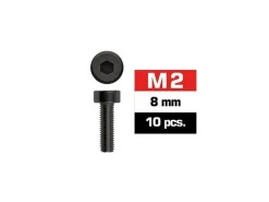 Ultimate Racing UR163208Schrauben - Zylinderkopf - Hex (Allen) - M2 x 8mm (10 Stk.)