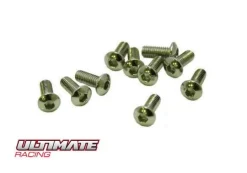 Ultimate Racing UR162408Schrauben - Rundkopf - Innensechskant - M4 x 8mm (10)