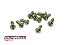Ultimate Racing UR162406Schrauben - Rundkopf - Innensechskant - M4 x 6mm (10)