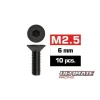 Ultimate Racing UR1612506Senkkopf - Hex (Allen) - M2.5 x 6mm