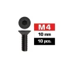 Ultimate Racing UR161410Senkkopf - Hex (Allen) - M4 x 10mm
