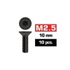 Ultimate Racing UR1612510Senkkopf - Hex (Allen) - M2.5 x 10mm