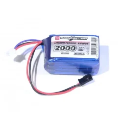 Vapex VP93589Empfängerakku Li-Fe 6.6V 2000mAh Cube, Futaba Stecker