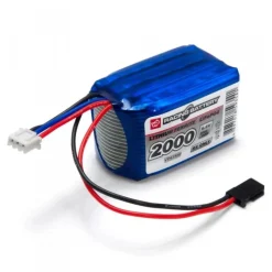 Vapex VP93589Empfängerakku Li-Fe 6.6V 2000mAh Cube, Futaba Stecker