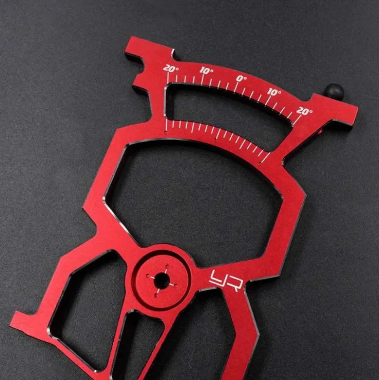Yeah Racing YT-0140RDUniversal-Setup System für 1/10 On Road rot