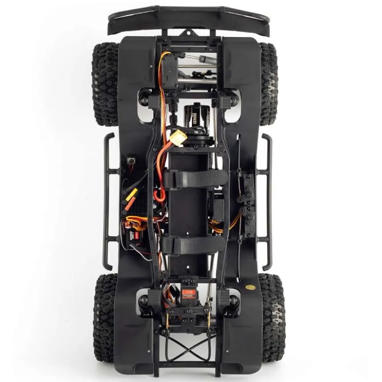Yikong YK4107BPro Crawler Brushless 4WD 1/10 RTR Grau Zweistuf. Schaltgetriebe über Sender - Portalachsen & Licht