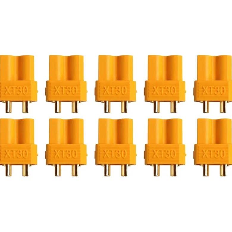 Yuki Model AM-626-10FGoldkontakt XT30U Buchsen (10 Stück)